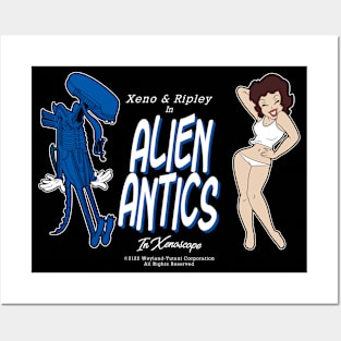 Alien Antics Posters and Art